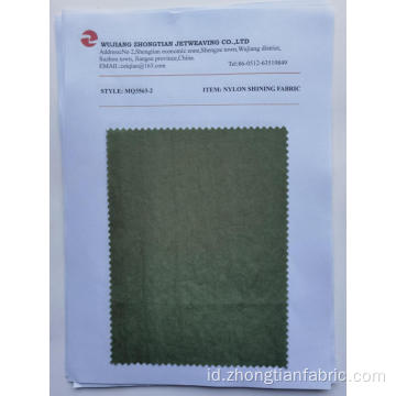 Nylon Shining Fabric Backside Coating Bernapas